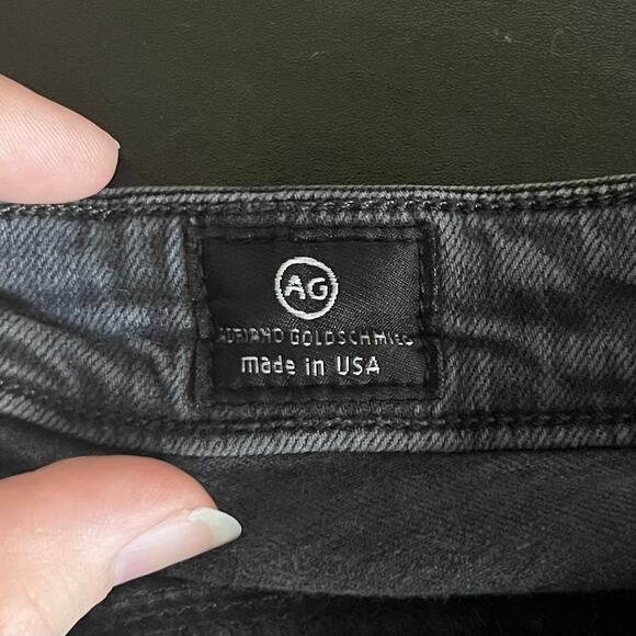 Adriano Goldschmied Stevie Ankle Jeans 27R Black Slim Straight Casual Streetwear - Picture 7 of 10